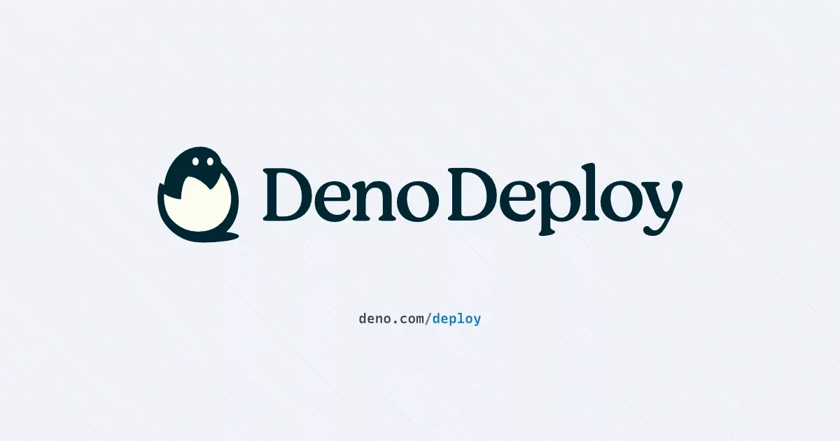 Deno Deploy 官方分享图（1200×630·22KB·1.90 宽比）